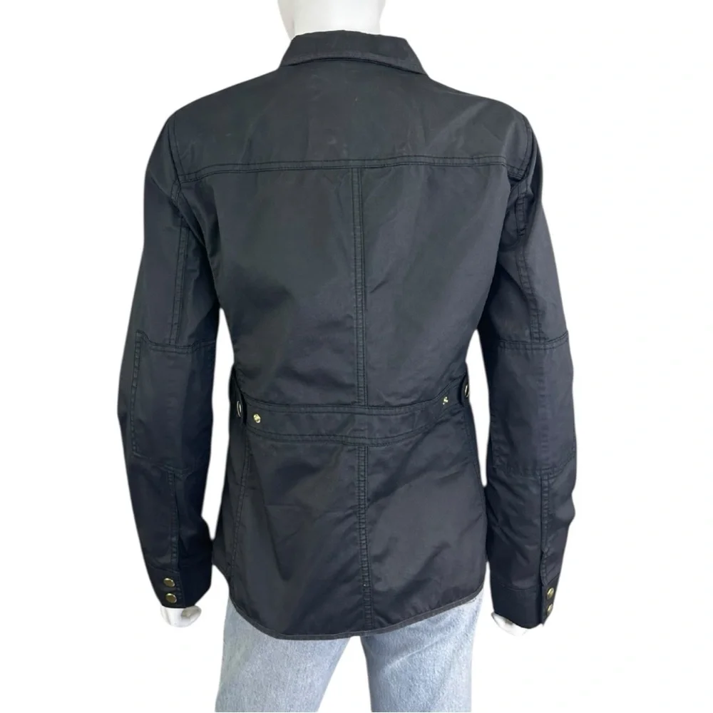 J. Crew Black Field Utility Jacket Size S A0040